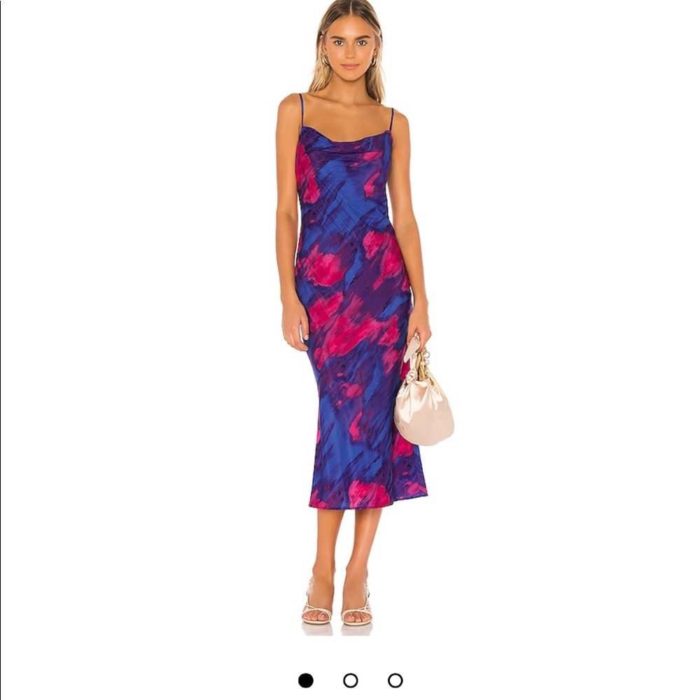 New majorelle slip dress